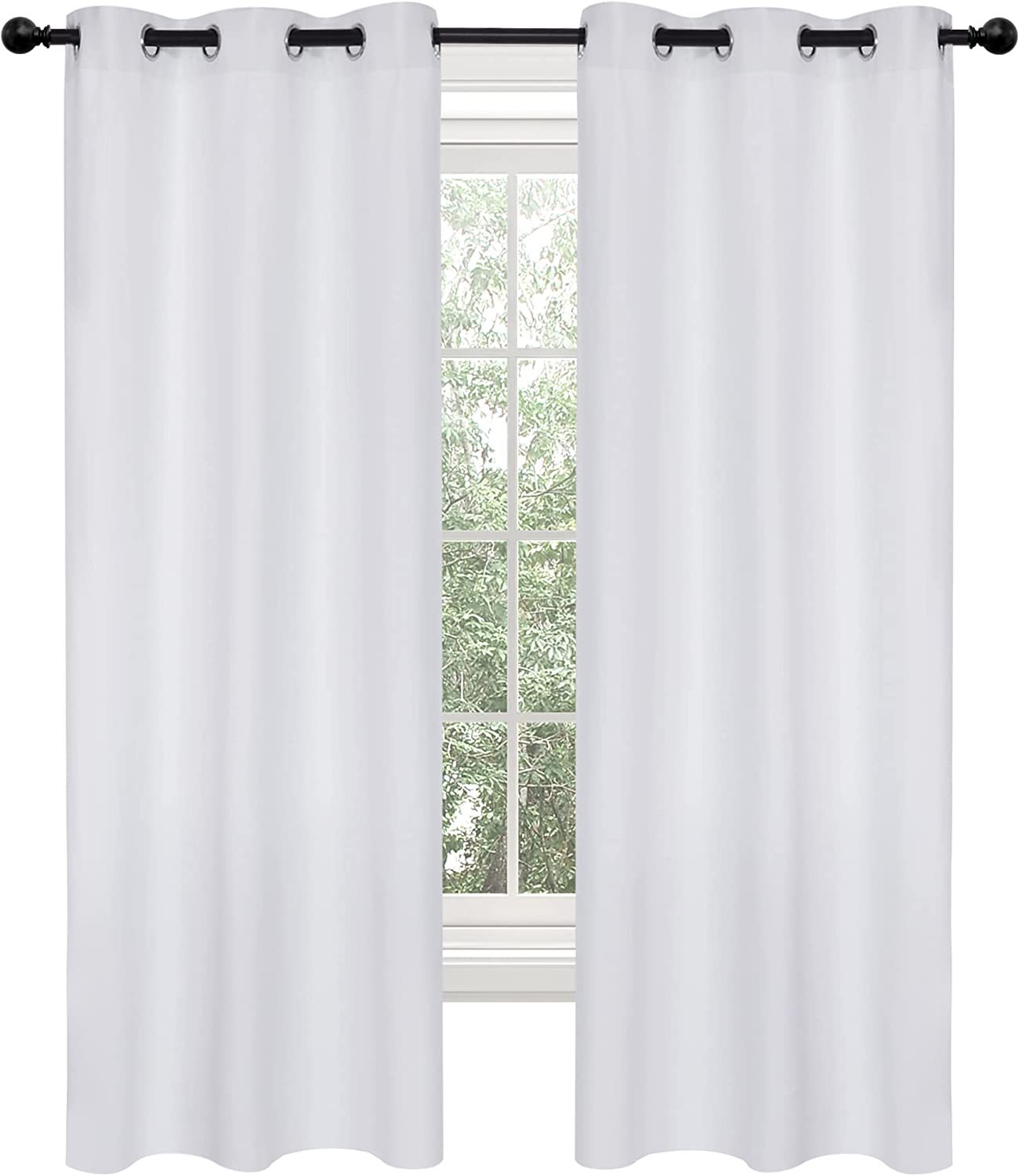 Deconovo Thermal Insulated Grommet Window Drapes For Bedroom, 38 X 72 Inches, 2 - $36.97