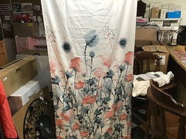 *no packaging* Threshold Watercolor Engineered Flower Shower Curtain 72x72 - $4.35