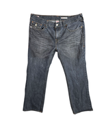True Religion Jeans Mens 42 Blue Originals Ricky Straight Leg Denim Made... - $65.83