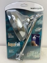 Waterpik&#39;s Aquafall Rainfall Ultra Wide Shower Head w/9&quot; swing arm gentl... - £23.43 GBP