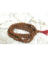 Rudraksha Mala 108 Perline 5 Mukhi Misura 3,5 mm per Yoga e Meditazione ... - $9.37