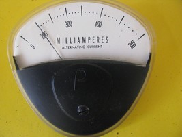 Vintage Meter Parker 0-500 Ma - £21.05 GBP