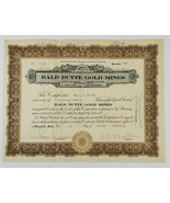 Bald Butte Gold Mines Montana Stock Certificate No 3732 LK Thatcher 1050... - £17.61 GBP