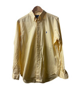 Polo Ralph Lauren Mens Classic Fit 15.5 LS Oxford Button Down Shirt Yell... - $14.73