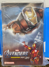 MARVEL Avengers Iron Man 1/9 Scale Uncolored Kit Plastic Model Platz~Dragon - $96.52
