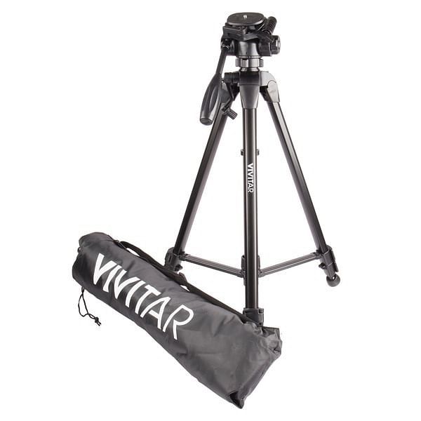 Primary image for Vivitar VIV-VPT-3662 Professional Tripod with 3-Way Fluid Pan Head (62 Inches)