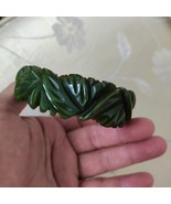Very rare vintage green leaf bangle bracelet  - $149.00
