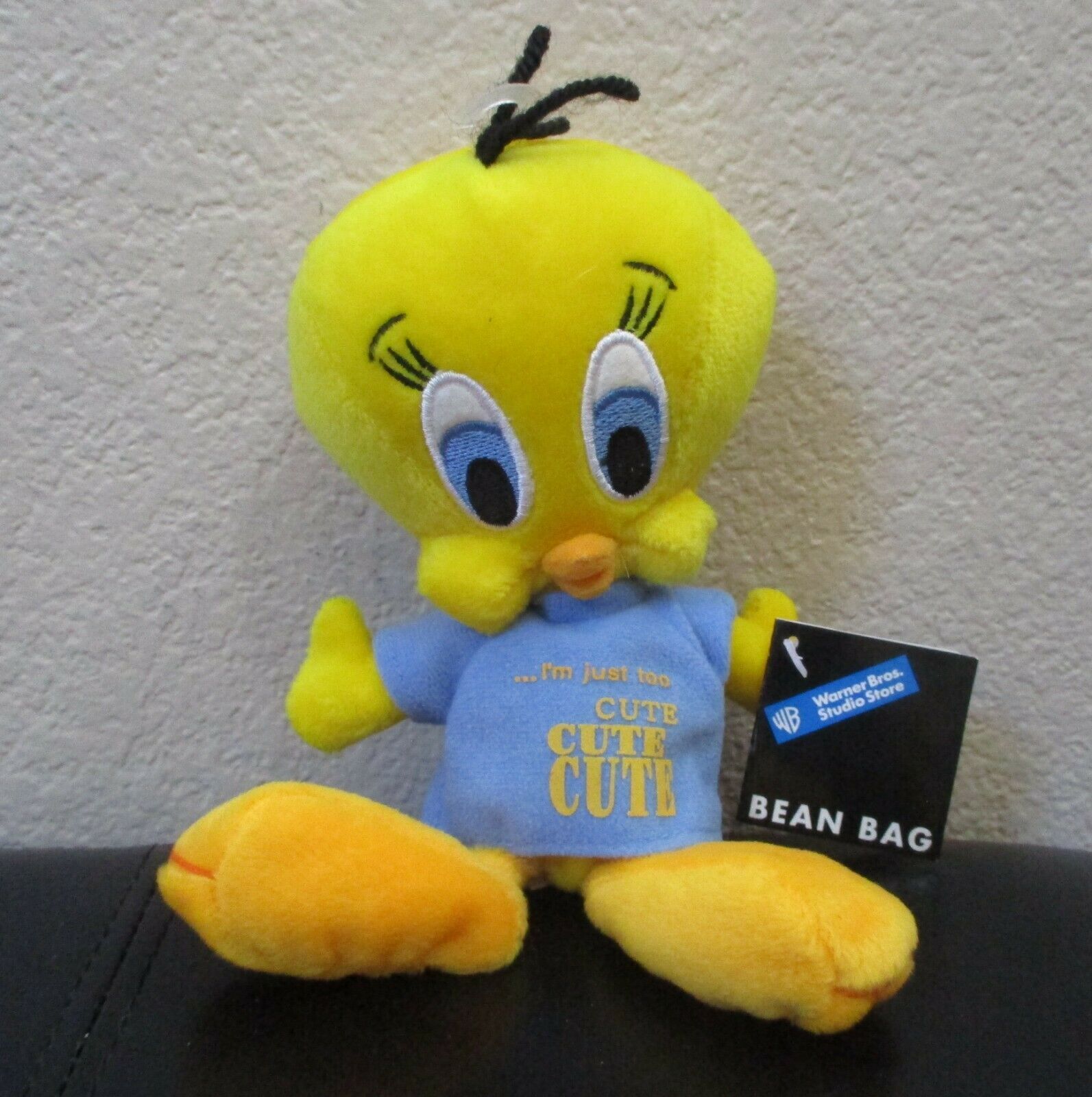 Warner Bros. Cute Tweety Bean Bag 8" NEW - $10.93