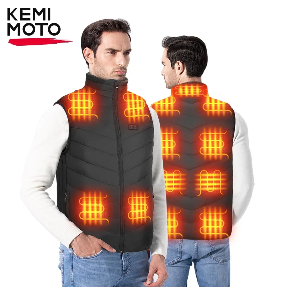 New USB Electric Heated Vest Winter Smart Heating Jackets Men Women Thermal Heat - £39.36 GBP+