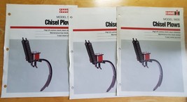 Lot of 3 Damaged Case IH Model 5600 Chisel Plow Sales Brochure Pamphlet - $12.25