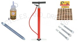 NEW SET, ALL YOU NEED TO REPAIR TUBES &amp; TIRES, - £43.35 GBP