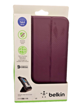 Belkin Tri-Fold Folio Case for Samsung Galaxy Tab E 8.0 - Pinot (Purple)... - £7.58 GBP