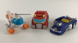 Playskool Heroes Rescue Bots Transformers 4&quot; Figures Blades Chase Heatwave Lot - £27.33 GBP