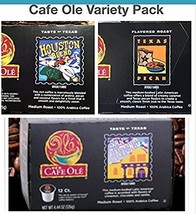 Cafe Ole K-Cup Variety 72 Single Serve Coffee Cups (24 San Antonio; 24 Houston;  - £62.27 GBP