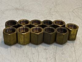 11 Qty of Double Female Hex Nut Connectors 23mm L 17mm Thread 23mm OD (1... - $26.39