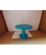 Dollhouse Round Blue Green Dining/Coffee Table  - $6.79 CAD