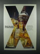 1980 Calvert Whiskey Ad - What&#39;s The Extra? - £14.53 GBP