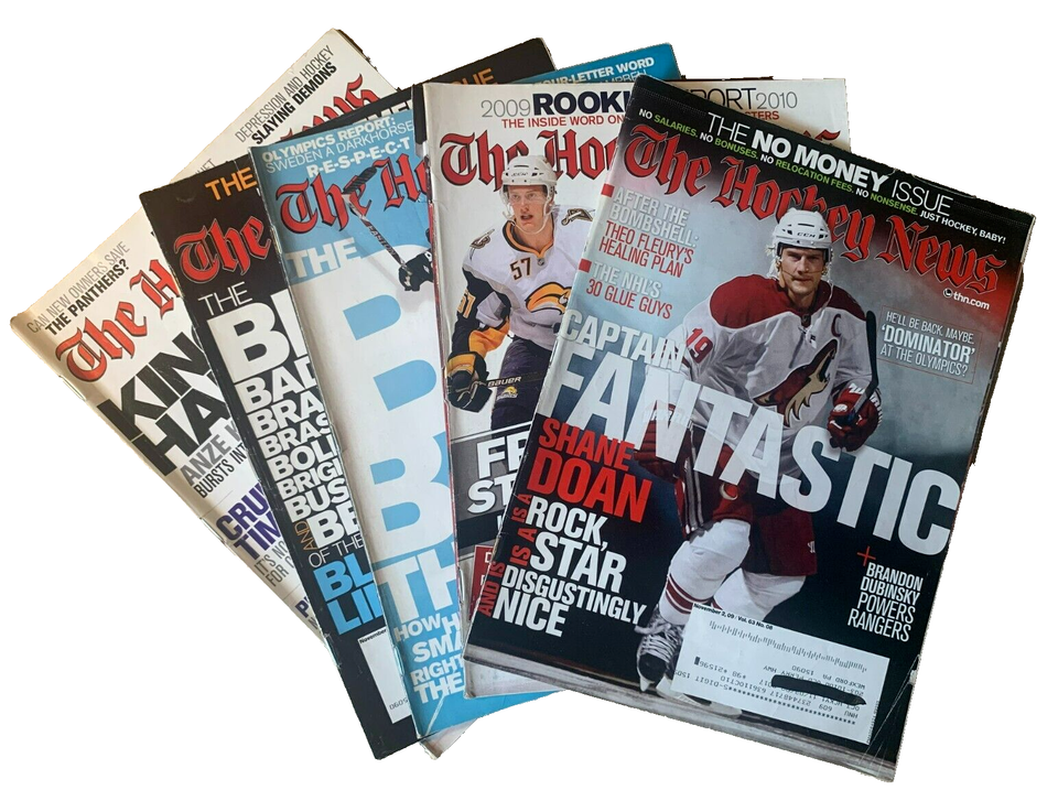 The Hockey News 5 Pc Lot: The Rookie Report, Chris Pronger, Kopitar, Tav... - $9.89