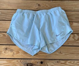 Nike Dri Fit Women’s Running Shorts Size M Blue A11 - £10.82 GBP