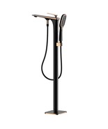 Elegant Freestanding Bathtub shower Faucet - Dual Control Mixer with Cer... - $1,875.20 CAD
