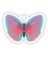 Butterfly Multicolor Painting Vinyl Sticker - $5.39 CAD