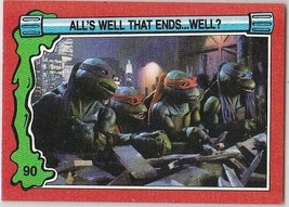 N) 1991 Topps - Teenage Mutant Ninja Turtles 2 - Movie Trading Card - #90 - £1.57 GBP