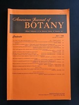 American Journal of BOTANY Official Publication July 1986 Volume 73 Number 7 - £23.34 GBP