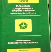 1998 Chrysler Concorde &amp; Dodge Intrepid Powertrain Diagnostica Interventi - $14.76