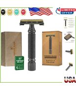 Eco-Friendly Double Edge Razor &amp; Luxury Travel Case - Smooth Shaving Exp... - $1,070.68 MXN