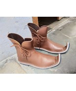 New Cosplay Medieval Sca Larp Poulaines Norman Mens Boots, Viking Gothic... - $75.00
