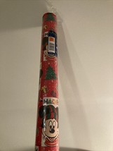 WALT DISNEY Cleo Mickey Mouse 45 Sq.Ft. Single Roll Christmas Wrap! Vintage’80’s - $16.83