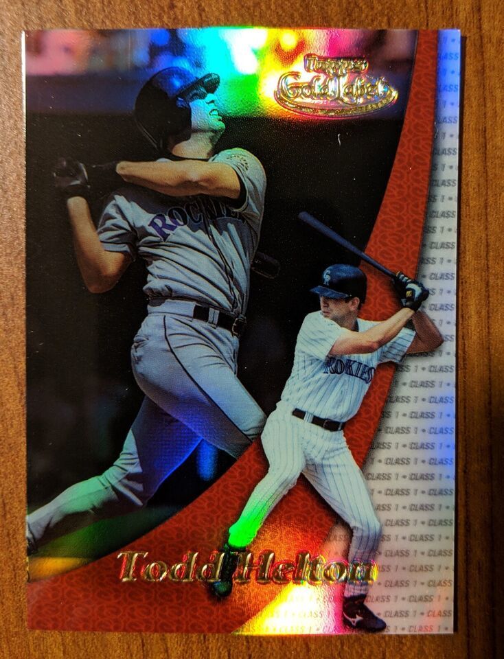 Primary image for Todd Helton Colorado Rockies 2000 Topps Gold Label Class 1  #24 - Fast Shipping