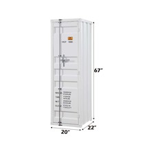 Cargo Wardrobe, White Finish - $12,701.19 MXN