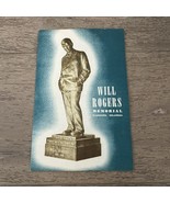 Will Rogers Memorial Commission Tour Program Claremore Oklahoma - €10,42 EUR