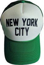 NYC Factory New York City Baseball Hat Screen-Printed Mesh Trucker Cap - £12.78 GBP