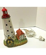 LEFTON Sandy Hook New Jersey 10 1/2&quot; tall Porcelain Lighted Historic Lig... - £33.46 GBP