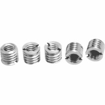 Stainless Steel 1/4&quot; to 3/8&quot; Tripod Adapter/Bushing Set 5/pack - £11.55 GBP