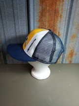 1980s 1990s US NAVAL ACADEMY Hat Cap Trucker Mesh Snapback Made USA  - $23.12