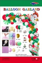 109 Pcs 16 Ft Balloons Garland Christmas Decoration Kids Happy Birthday ... - £22.38 GBP