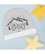 Custom Baby Beanie - Outdoorsy &quot;&quot;Stay Wild&quot;&quot; Design - Nature-Inspired - ... - £19.47 GBP