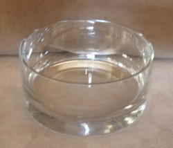 DANSK BOWL Dish Round Heavy Clear Glass Candy Compote Decor 5.5&quot; Vintage - £61.86 GBP