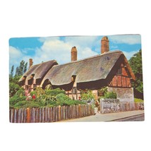 Postcard Anne Hathaway&#39;s Cottage Shottery England Chrome Posted - £5.62 GBP