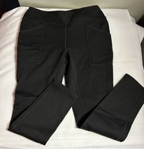 Carhartt Pants Womens S (4-6) Short Rain Defender Heavyweight leggings Black - £51.42 GBP