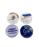 Aspen Colorado 1982 1983 1984 Winter Sports + Disney Fantasia Pinback Bu... - $639.72 MXN