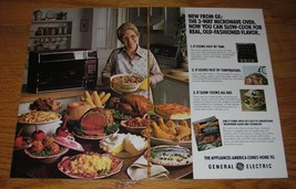 1977 General Electric 3-Way Microwave Oven Advertisement - £14.78 GBP