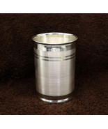 999 pure solid silver handmade water glass or milk tumbler sv123 - $369.38 CAD