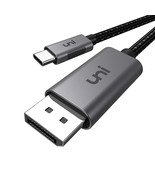 Uni USB-C to DisplayPort Cable 4K 60Hz 6' Long - NEW in Box - $12.28