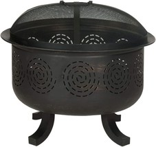 Safavieh Outdoor Collection Negril Copper And Black Fire Pit - £220.61 GBP