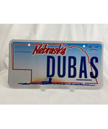 DUBAS Vintage Vanity License Plate Nebraska Personalized Auto Man-Cave D... - $110.25 CAD