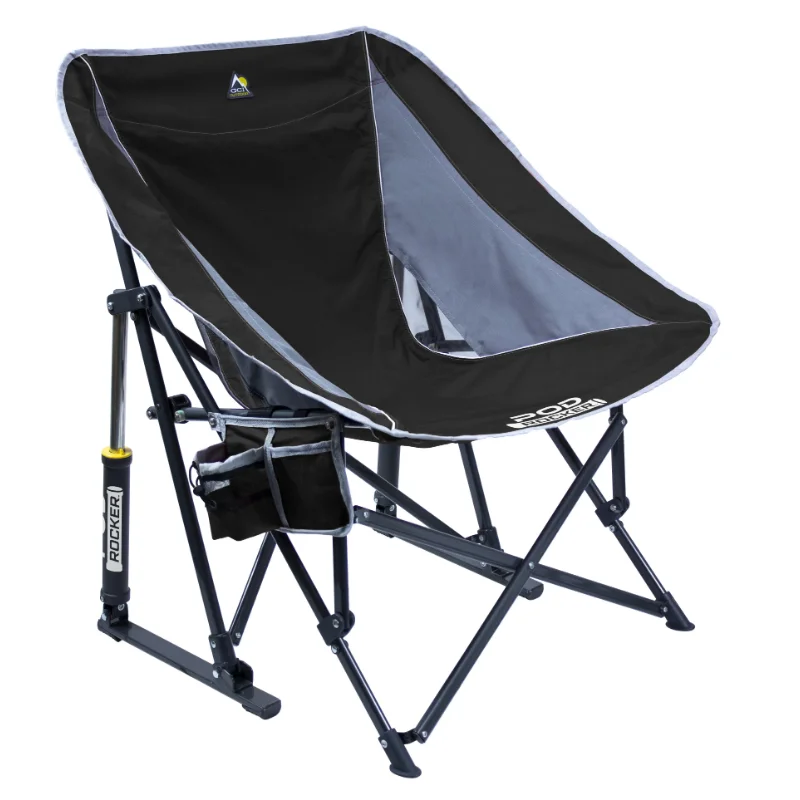 GCI Outdoor Pod Rocker, Black, Adult Chair camping chairs folding chair - £138.66 GBP